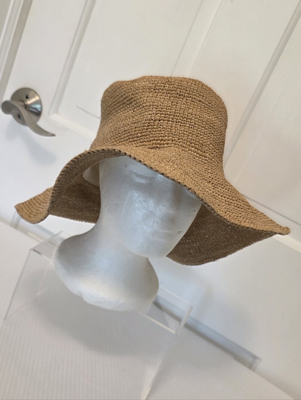 Lack Of Color Crochet Floppy Sun Hat - Tan